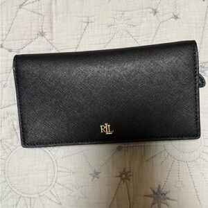 Lauren Ralph Lauren Slim Black Wallet